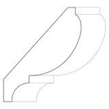 3254 Wood Crown 1-1/8 x 3-7/8
