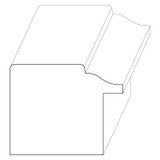 7024 Wood Backband 1-1/8 x 1-3/8