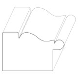 7041 Wood Backband 1-1/8 x 1-13/16