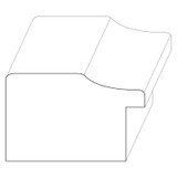 7043 Wood Backband 1-1/8 x 1-3/4