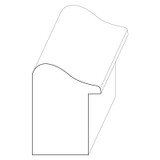 7062 Wood Backband 1-1/8 x 7/8
