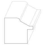 7063 Wood Backband 1-1/8 x 1-1/4