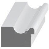 7072 Wood Backband 1-1/8 x 1-3/4