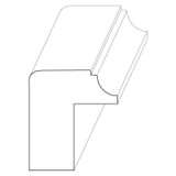 7083 Wood Backband 1-1/8 x 1