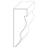 8032 Wood Chair Rail 1-1/8 x 2-7/8