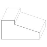 8196 Wood Small Mold 1-1/8 x 2-1/4