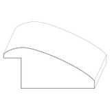 9521 Wood Transition Mold 1-1/8 x 2-1/2