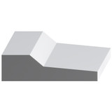 8547 Wood Plinth Block 1-1/8 x 7-3/4