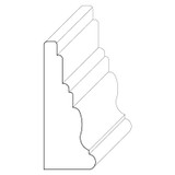 5908 Wood Panel Mold & Base Cap 13/16 x 2-1/16