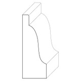 8128 Wood Panel Mold & Base Cap 1-1/8 x 3