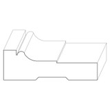 1339 Wood Casing 1-1/16 x 3-7/16