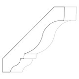 3032 Wood Crown 1-1/16 x 6