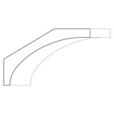 3301 Wood Crown 1-1/16 x 4-1/8