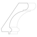 3308 Wood Crown 1-1/16 x 4-1/8