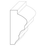 4033 Wood Chair Rail 1-1/16 x 2-1/4