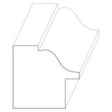 7013 Wood Backband 1-1/16 x 1-1/8