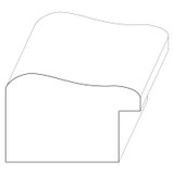 7039 Wood Backband 1-1/16 x 1-9/16