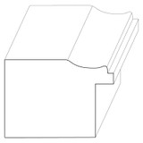 7096 Wood Backband 1-1/16 x 1-1/2