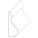 5767 Wood Panel Mold & Base Cap 1/2 x 1-1/4