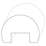 6829 Wood Handrail 1-3/4 x 2-3/8