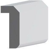 8010 Wood Panel Mold & Base Cap 7/8 x 1-3/4