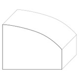 8025 Wood Panel Mold & Base Cap 1-3/4 x 2-5/16