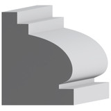 8201 Wood Panel Mold & Base Cap 1-3/4 x 2-1/4