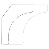 3008 Wood Crown 1-3/8 x 2-3/4