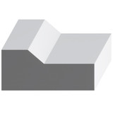 8535 Wood Plinth Block 1-3/8 x 3-1/8