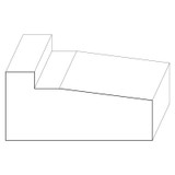 8318 Wood Casing 1-3/8 x 2-15/16