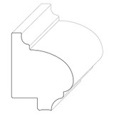 5268 Wood Chair Rail 1-3/16 x 1-1/2
