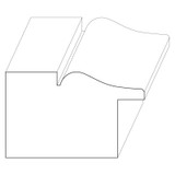 7011 Wood Backband 1-3/16 x 1-7/8