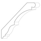 3088 Wood Crown 1-5/8 x 9-1/8