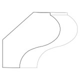 3293 Wood Crown 1-5/8 x 3-3/8
