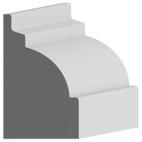 8100 Wood Panel Mold & Base Cap 1-3/4 x 2-15/16