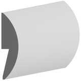 8171 Wood Panel Mold & Base Cap 3/8 x 1-5/8