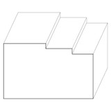 8314 Wood Casing 1-5/16 x 2-1/8