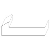 8344 Wood Casing 1-5/16 x 4-1/8