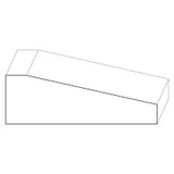 8545 Wood Plinth Block 1-7/16 x 4-3/8