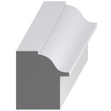 7068 Wood Backband 1-9/16 x 1-7/16