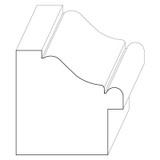 7099 Wood Backband 1-11/16 x 1-3/4