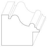 7128 Wood Backband 1-11/16 x 2-1/8