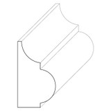 5761 Wood Panel Mold & Base Cap 9/16 x 1