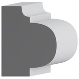 8105 Wood Panel Mold & Base Cap 2-3/4 x 3-1/2