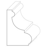 8018 Wood Panel Mold & Base Cap 1-11/16 x 2-7/16