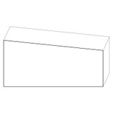 8217 Wood Plinth Block 2-1/8 x 5-3/8