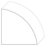 8139 Wood Panel Mold & Base Cap 2-3/4 x 2-3/4