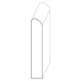 8233 Wood Small Mold 1/2 x 2-3/4