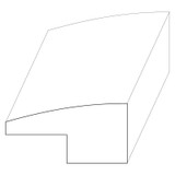9506 Wood Transition Mold 1/2 x 1