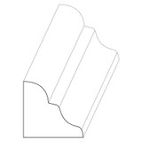 5002 Wood Panel Mold & Base Cap 1/2 x 9/16